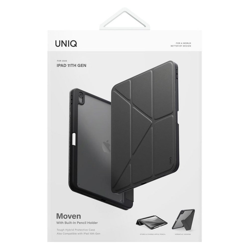 Θήκη για Apple iPad (2025), UNIQ, Moven, Μαύρο