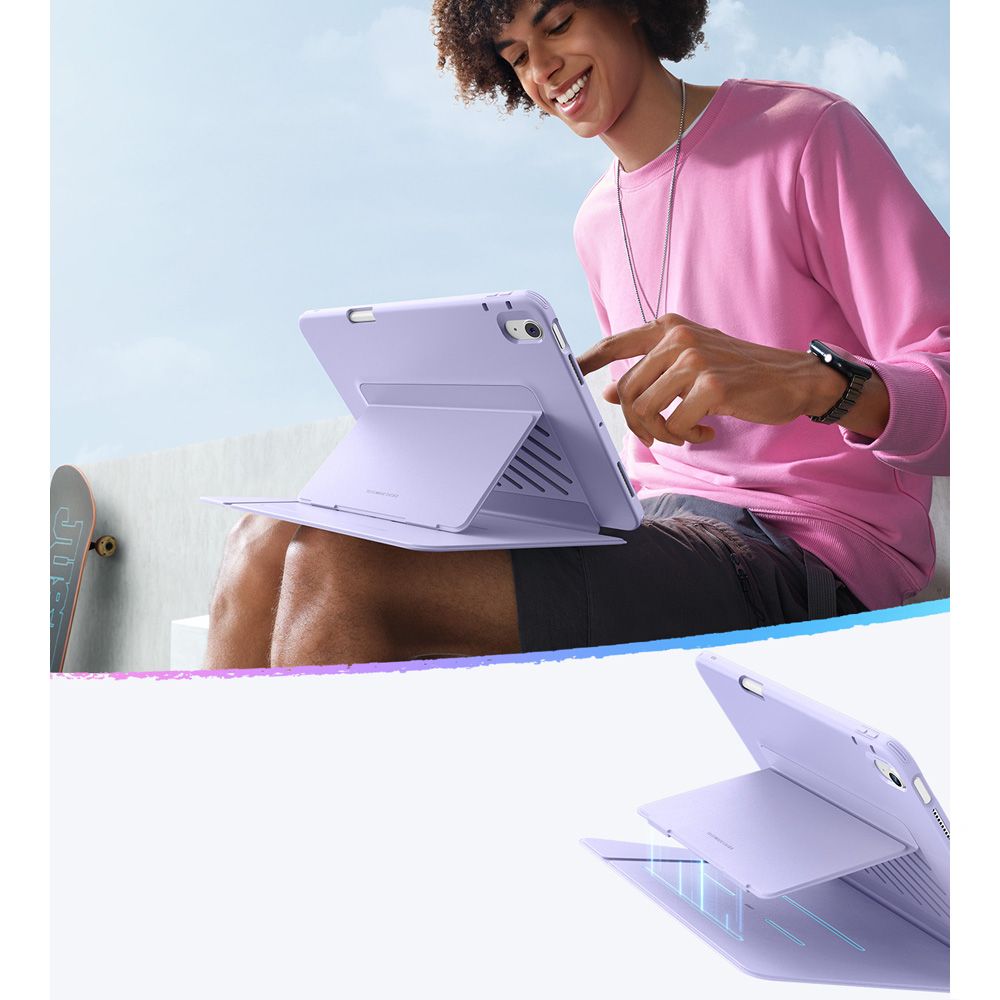 Case for Apple iPad Air 13 (2026) / Air 13 (2025) / Air 13 (2024), ESR, Flip Hybrid, Purple