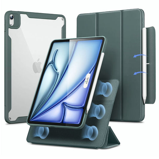 Θήκη για Apple iPad Air 11 (2025) / Air 11 (2024) / Air (2022) / Air (2020), ESR, Rebound Hybrid, Πράσινο Σατέν