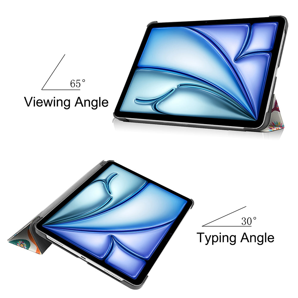 Case for Apple iPad Air 11 (2026) / iPad Air 11 (2025) / Air 11 (2024), Techsuit, FoldPro Butterfly, Multicolor