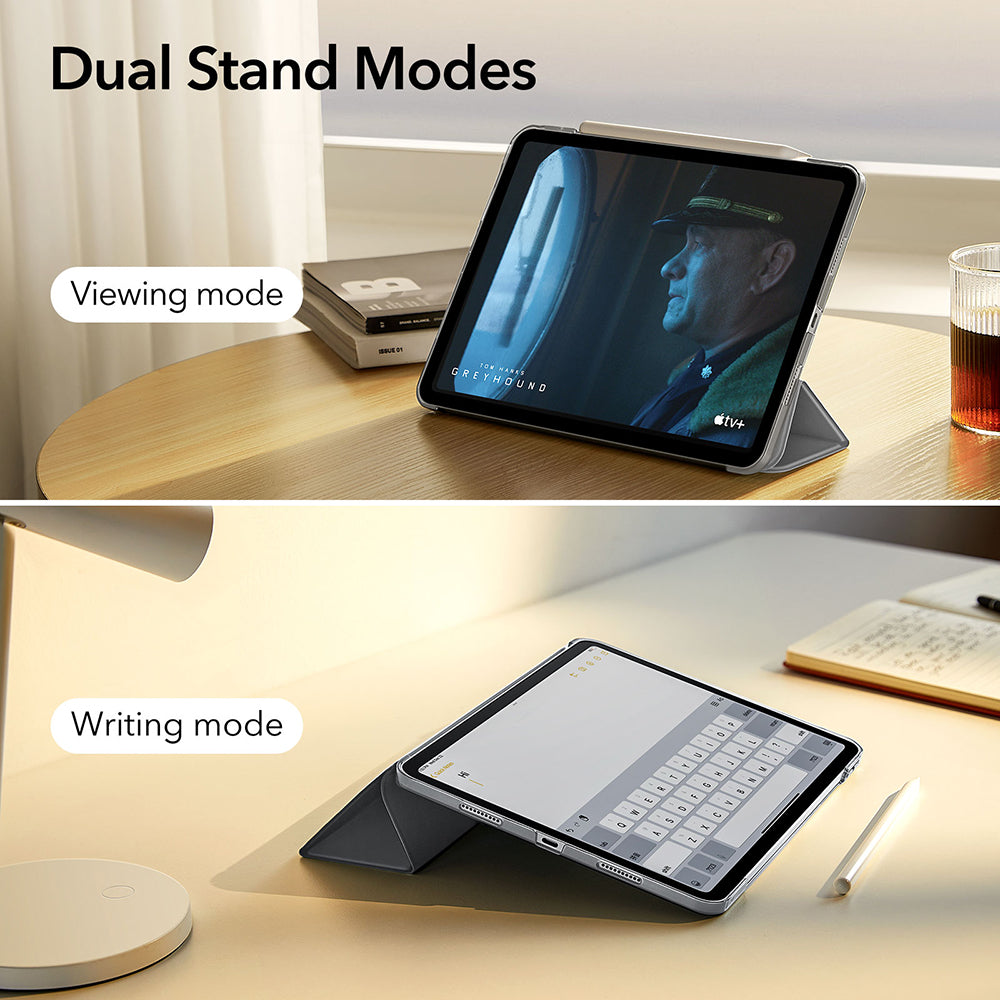 Θήκη για Apple iPad Air 13 (2026) / Air 13 (2025) / Air 13 (2024), ESR, Ascend Trifold, Γκρι Σατινέ