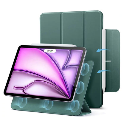 Θήκη για Apple iPad Air 13 (2026) / Air 13 (2025) / Air 13 (2024) / Pro 12.9 (2022) / Pro 12.9 (2021), ESR, Rebound, Πράσινο Σατινέ