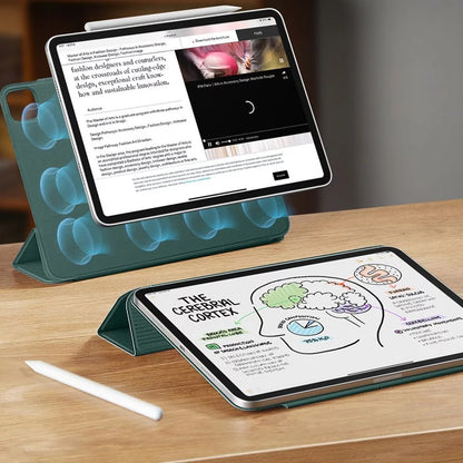 Θήκη για Apple iPad Air 13 (2026) / Air 13 (2025) / Air 13 (2024) / Pro 12.9 (2022) / Pro 12.9 (2021), ESR, Rebound, Πράσινο Σατινέ