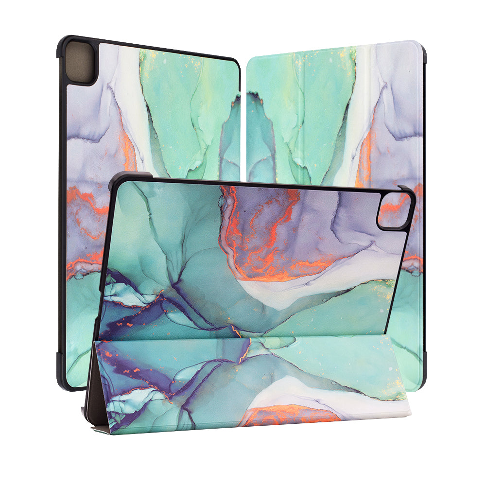 Case for Apple iPad Air 13 (2026) / Air 13 (2025) / Air 13 (2024), Techsuit, FoldPro Green Time, Multicolor