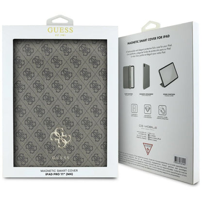 Θήκη για Apple iPad Pro 11 (2024), Guess, 4G Big Logo, Καφέ