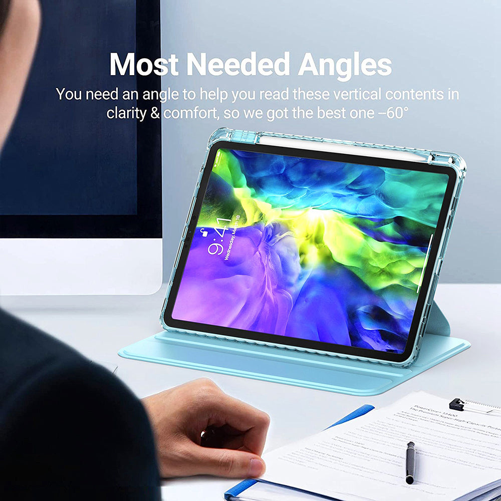 Θήκη για Apple iPad Pro 11 (2024), Techsuit, Crystal Vision, Μπλε