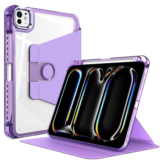 Θήκη για Apple iPad Pro 11 (2024), Techsuit, Crystal Vision, Μωβ