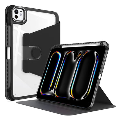 Case for Apple iPad Pro 11 (2024), Techsuit, Crystal Vision, Black