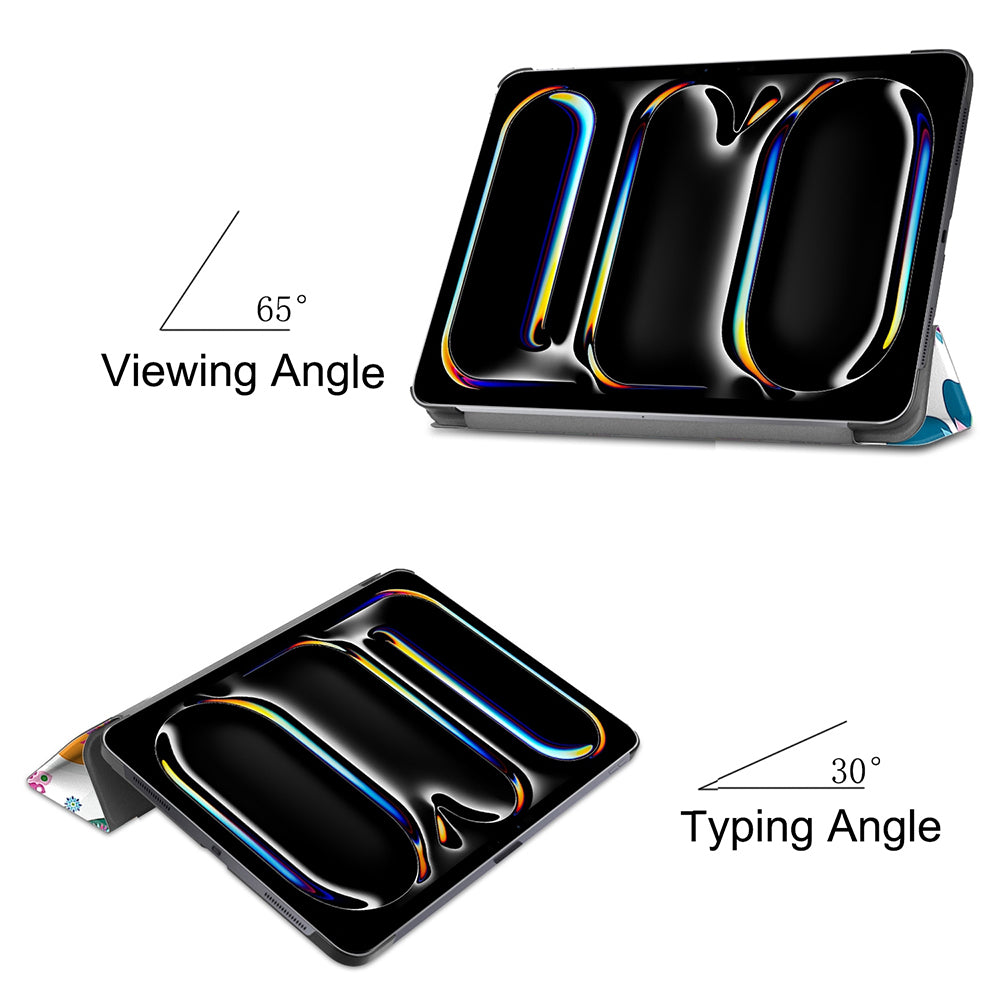 Θήκη για Apple iPad Pro 11 (2024), Techsuit, FoldPro Butterfly, Πολύχρωμο