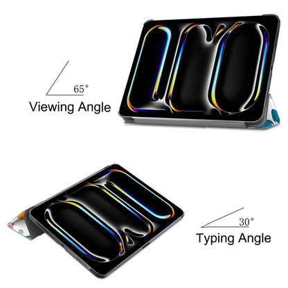 Θήκη για Apple iPad Pro 11 (2024), Techsuit, FoldPro Butterfly, Πολύχρωμο