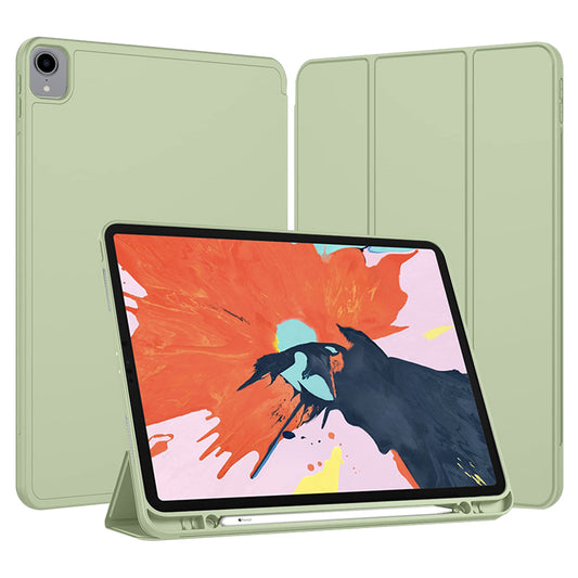 Θήκη για Apple iPad Pro 12.9 (2022) / Pro 12.9 (2021) / Pro 12.9 (2020) / Pro 12.9 (2018), Techsuit, Flex Trifold, Πράσινο Matcha