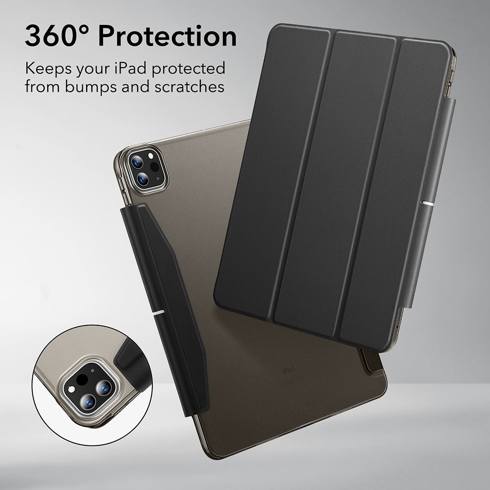 Θήκη για Apple iPad Pro 13 (2024), ESR, Ascend Trifold, Ματ Μαύρη