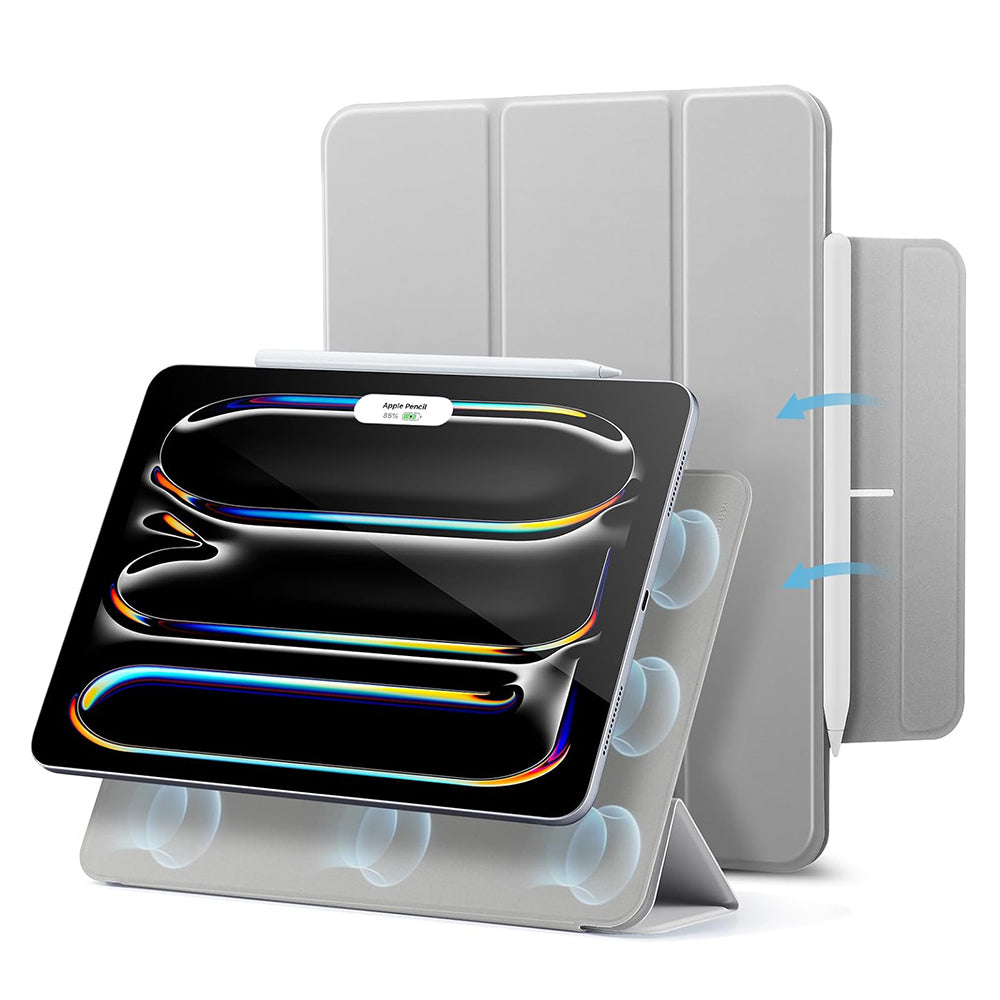 Case for Apple iPad Pro 13 (2024), ESR, Rebound, Gray