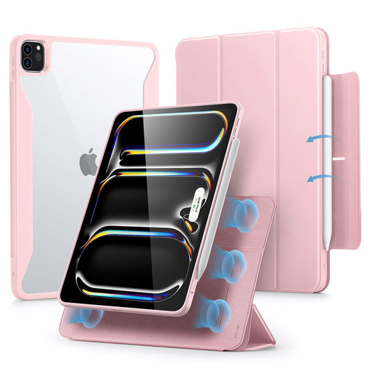 Case for Apple iPad Pro 13 (2024), ESR, Rebound Hybrid, Pink
