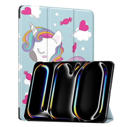 Θήκη για Apple iPad Pro 13 (2024), Techsuit, FoldPro Unicorn, Πολύχρωμο