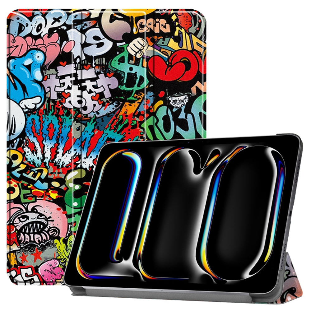 Case for Apple iPad Pro 13 (2024), Techsuit, FoldPro Urban Vibe, Multicolor
