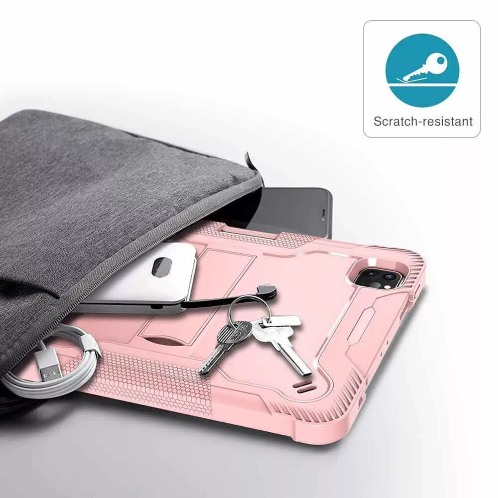 Θήκη για Apple iPad Pro 13 (2024), Techsuit, Rugged TabShell, Ροζ