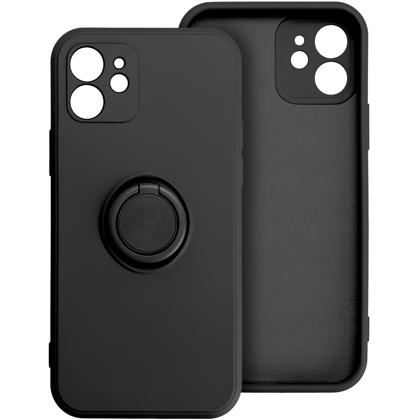 Θήκη για Apple iPhone 16 Pro Max, OEM, Silicone Ring, Μαύρη