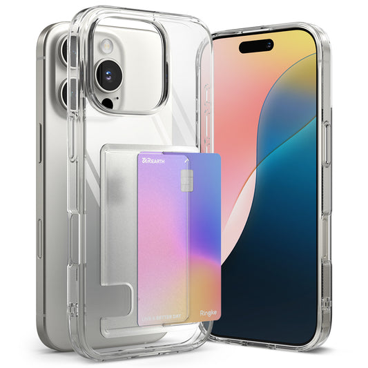 Θήκη για Apple iPhone 16 Pro Max, Ringke, Fusion Card, Διαφανής
