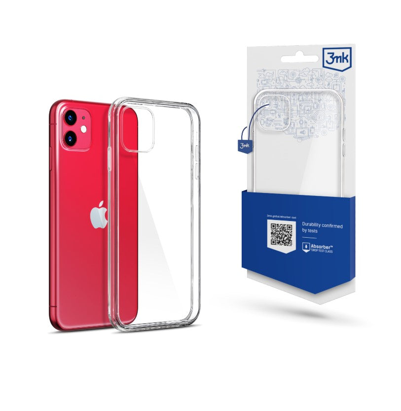 Case for Apple iPhone 11, 3MK, Clear, Transparent