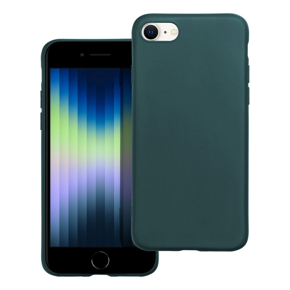 Case for Apple iPhone SE (2022) / SE (2020) / 8 / 7, OEM, Matt, Green
