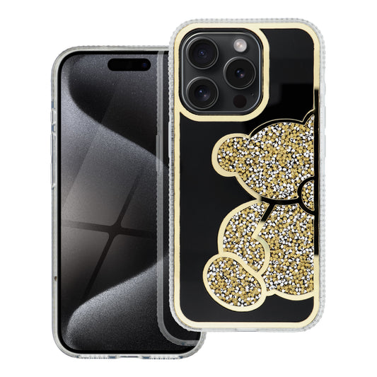 Case for Apple iPhone 17e / 16e, OEM, Teddy Bear, Gold