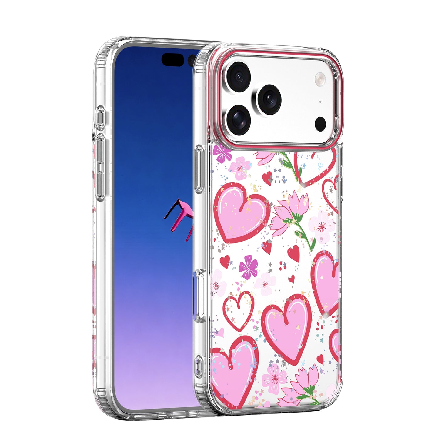 Case for Apple iPhone 15 Pro, OEM, Ultra Trendy Love 1, Multicolor