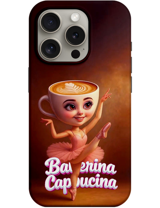 Θήκη για Apple iPhone 14 Pro, Perfect Case, Italian Brainrot Ballerina Capuccina, Πολύχρωμη