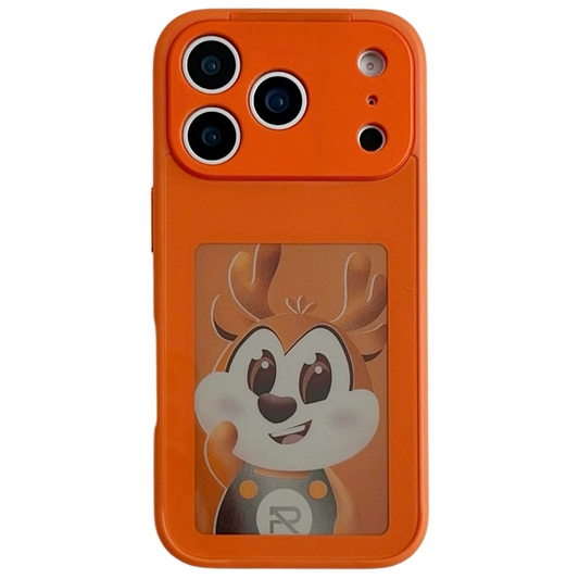 Θήκη για Apple iPhone 17 Pro, OEM, Προσαρμοσμένη Οθόνη E-Ink, Πορτοκαλί