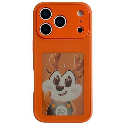 Θήκη για Apple iPhone 17 Pro Max, OEM, Προσαρμοσμένη οθόνη E-Ink, Πορτοκαλί