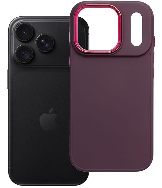 Θήκη για Apple iPhone 18 Pro / iPhone 17 Pro, OEM, Frame, Μπορντό