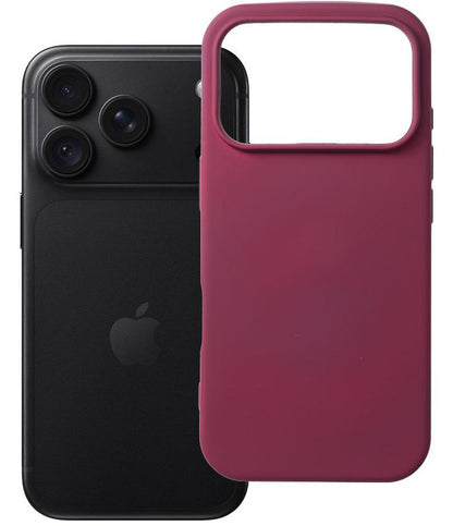 Θήκη για Apple iPhone 18 Pro / iPhone 17 Pro, OEM, σιλικόνη, μπορντό