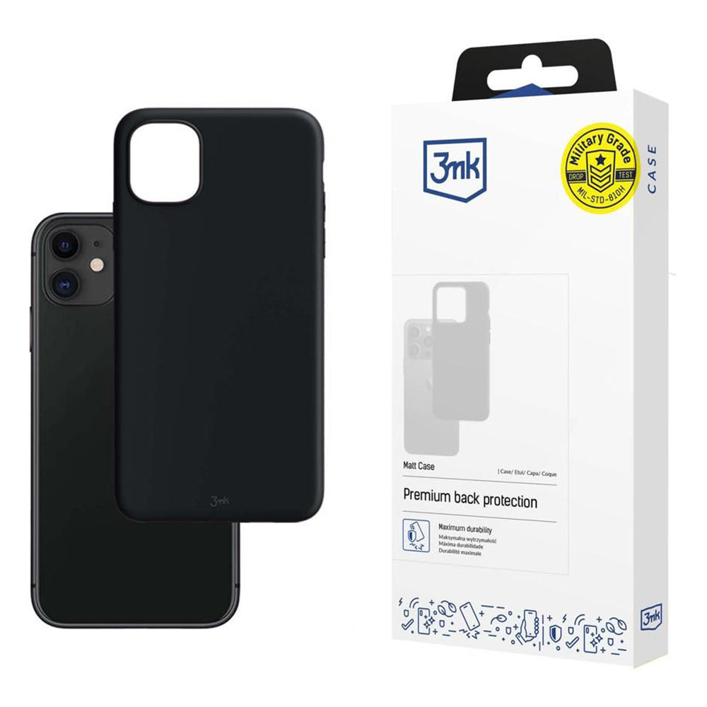 Θήκη για Apple iPhone 11, 3MK, Μαύρο Ματ