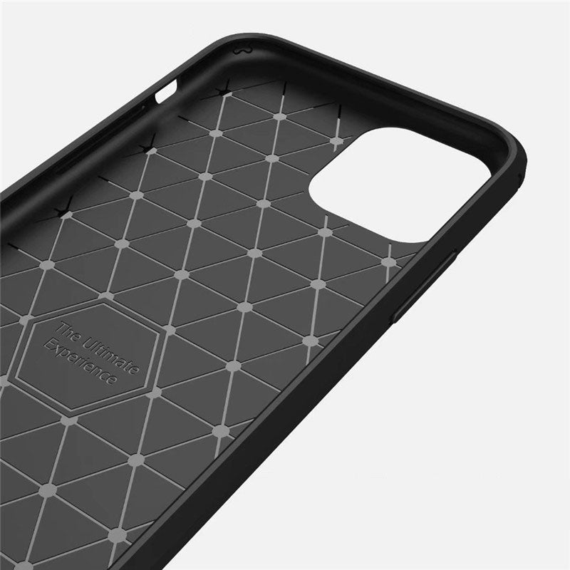 Case for Apple iPhone 11, Techsuit, Carbon, Black
