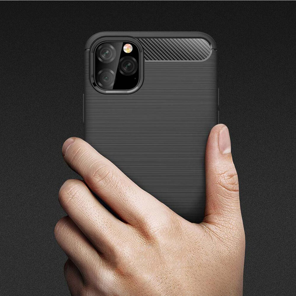 Case for Apple iPhone 11, Techsuit, Carbon, Black