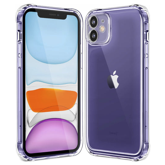 Case for Apple iPhone 11, Techsuit, Shockproof Clear, Transparent