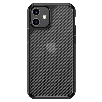 Θήκη για Apple iPhone 12 / 12 Pro, Techsuit, CarbonFuse, Μαύρο