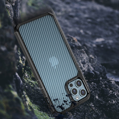 Θήκη για Apple iPhone 12 / 12 Pro, Techsuit, CarbonFuse, Μαύρο