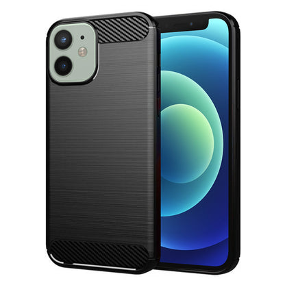 Case for Apple iPhone 12 mini, Techsuit, Carbon, Black