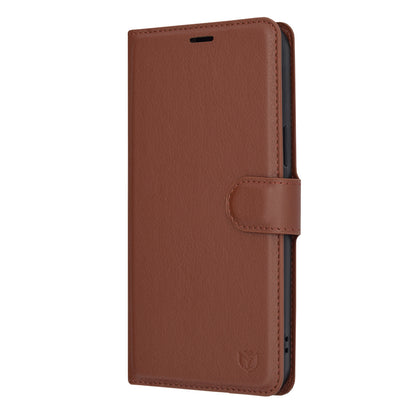 Θήκη για Apple iPhone 12 Pro Max, Techsuit, Leather Folio, Καφέ