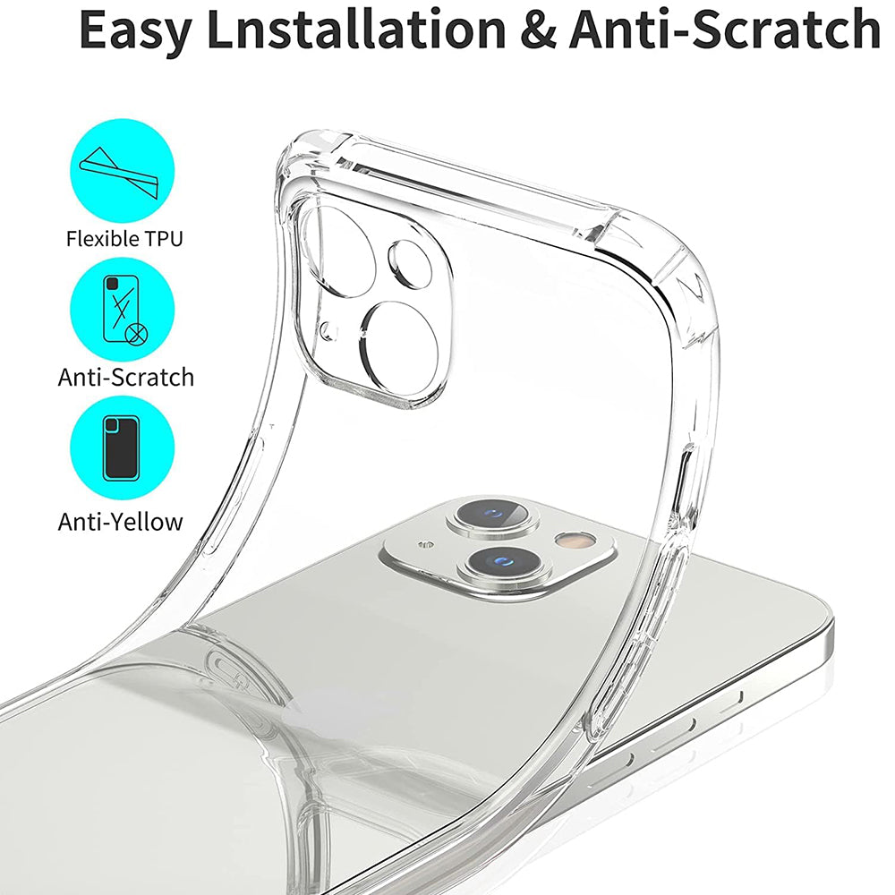 Case for Apple iPhone 13 mini, Techsuit, Shockproof Clear, Transparent