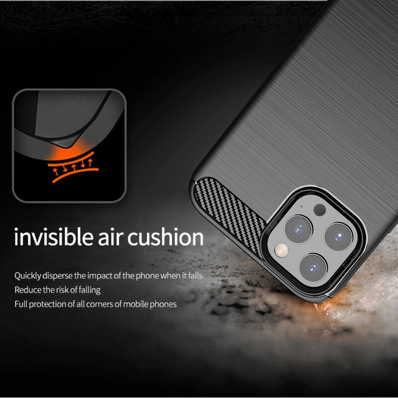 Θήκη για Apple iPhone 13 Pro Max, Techsuit, Carbon, Μαύρο