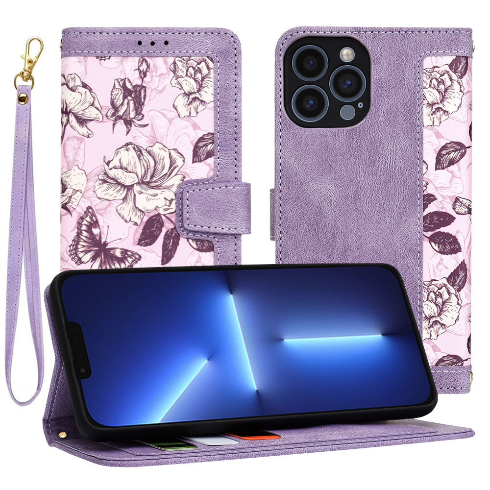 Θήκη για Apple iPhone 13 Pro Max, Techsuit, FlipCraft, Μωβ