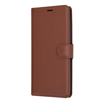Θήκη για Apple iPhone 13 Pro Max, Techsuit, Leather Folio, Καφέ