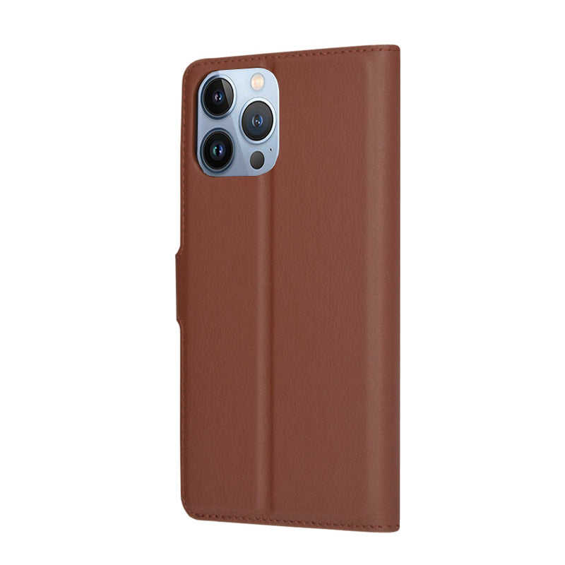 Θήκη για Apple iPhone 13 Pro Max, Techsuit, Leather Folio, Καφέ
