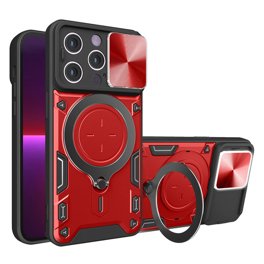 Θήκη για Apple iPhone 13 Pro, Techsuit, CamGuard Pro, Κόκκινο