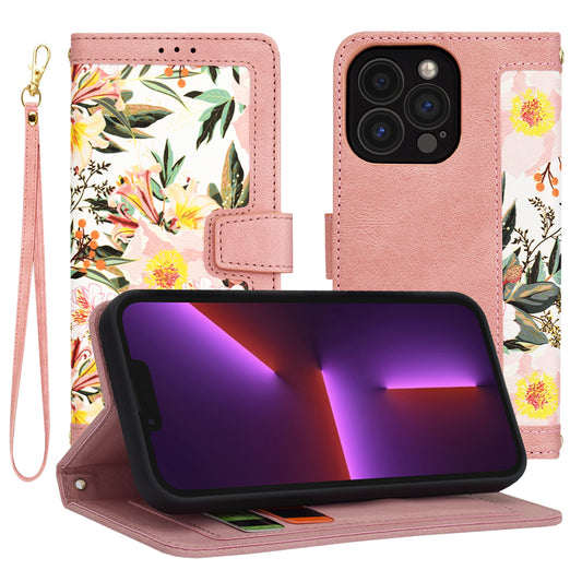 Θήκη για Apple iPhone 13 Pro, Techsuit, FlipCraft, Ροζ