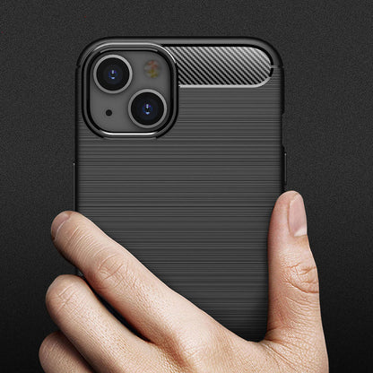 Θήκη για Apple iPhone 13, Techsuit, Carbon, Μαύρη