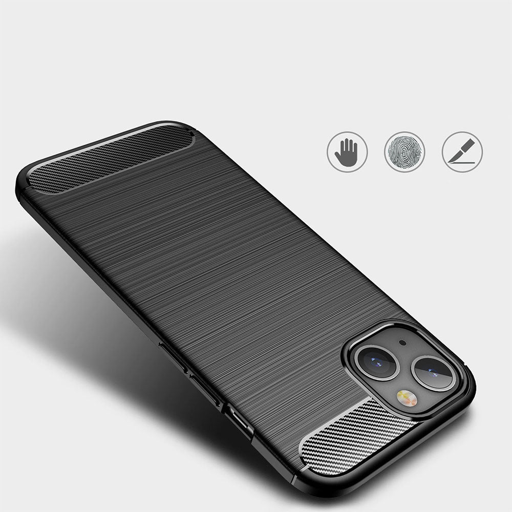 Θήκη για Apple iPhone 13, Techsuit, Carbon, Μαύρη