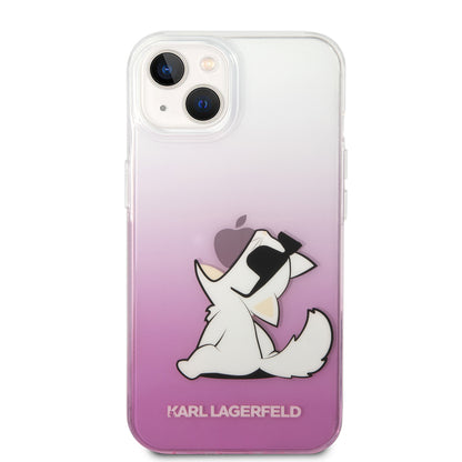 Θήκη για Apple iPhone 14 Plus, Karl Lagerfeld, Choupette Fun, Ροζ